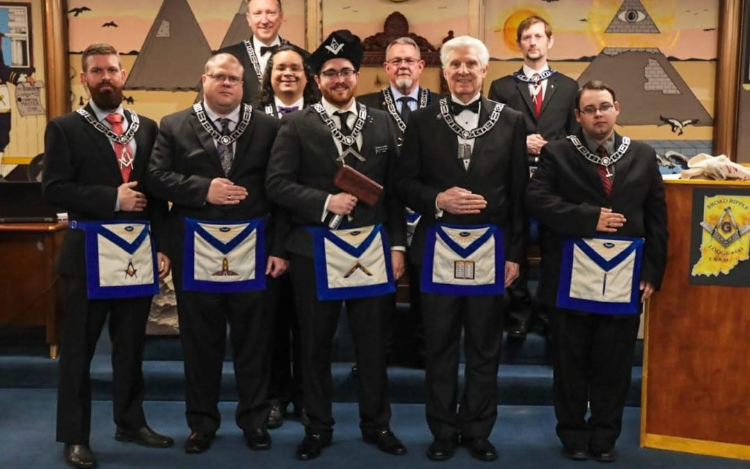 Broad Ripple Lodge #643 F&AM Officers for 2022
